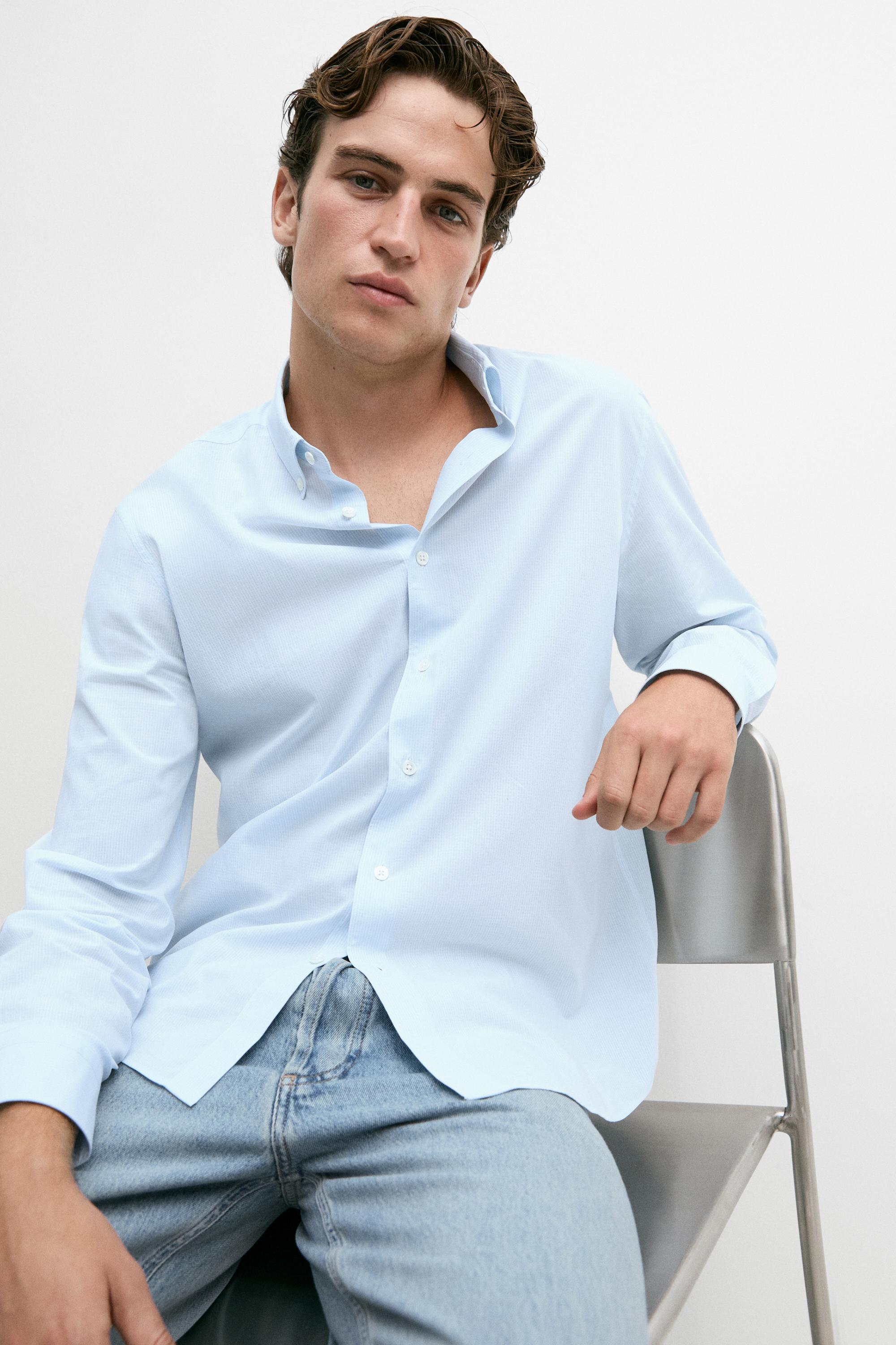 Chemise milleraies 100 % coton